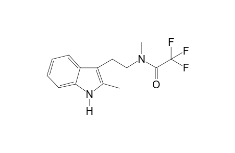 N-Methyl-2-methyltryptamine tfa (methylamino N)