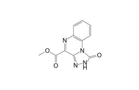 1,2-DIHYDRO-1-OXO-s-TRIAZOLO[4,3-a]QUINOXALINE-4-CARBOXYLIC ACID, METHYL ESTER