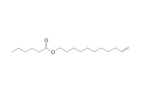 Hexanoic acid undec-10-enyl ester