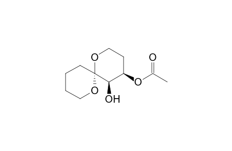 (4R*,5R*,6R*)-4-acetoxy-1,7-dioxaspiro[5.5]undecan-5-ol