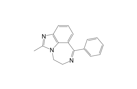 Imidazo[4,5,1-jk][1,4]benzodiazepine, 4,5-dihydro-2-methyl-7-phenyl-