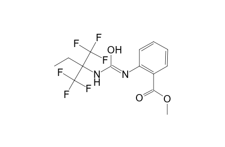 benzoic acid, 2-[[(Z)-[[1,1-bis(trifluoromethyl)propyl]amino]hydroxymethylidene]amino]-, methyl ester