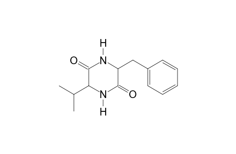 2,5-Piperazinedione, 3-benzyl-6-isopropyl-