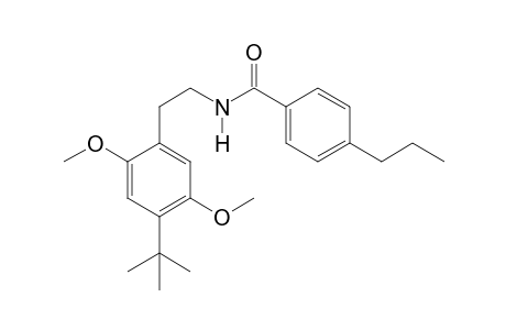 N-[2-(4-tert-Butyl-2,5-dimethoxyphenyl)ethyl]-4-propylbenzamide