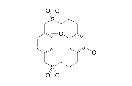 7,10-Dimethoxy-2,15-dithia[5.5]paracyclophane - 2,2,15,15-tetraoxide