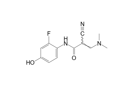 2-cyano-3-(dimethylamino)-2'-fluoro-4'-hydroxyacrylanilide