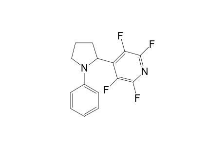 2,3,5,6-tetrafluoro-4-(1-phenylpyrrolidin-2-yl)pyridine