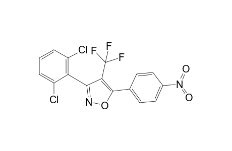 3-(2,6-Dichlorophenyl)-5-(4-nitrophenyl)-4-(trifluoromethyl)isoxazole
