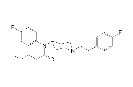 N-(4-Fluorophenyl)-N-(1-[2-(4-fluorophenyl)ethyl]piperidin-4-yl)pentanamide