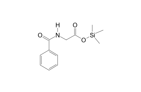 Glycine, N-benzoyl-, trimethylsilyl ester