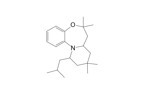 11-isobutyl-6,6,9,9-tetramethyl-7a,8,10,11-tetrahydro-7H-pyrido[2,1-d][1,5]benzoxazepine