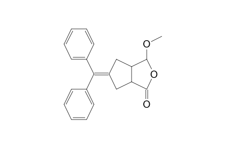 3-Oxabicyclo[3.3.0]octan-2-one, 7-diphenylmethylene-, E-