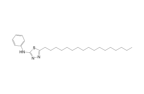 2-Phenylamino-5-heptadecyl-1,3,4-thiadiazole