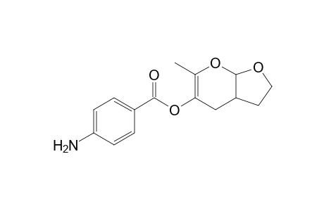 3,3a,4,7a-Tetrahydro-6-methyl-2H-furo[2,3-b]pyran-5-yl 4'-Aminobenzoate