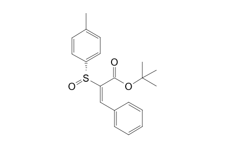 (E)-2-[(R)-(4-methylphenyl)sulfinyl]-3-phenyl-2-propenoic acid tert-butyl ester