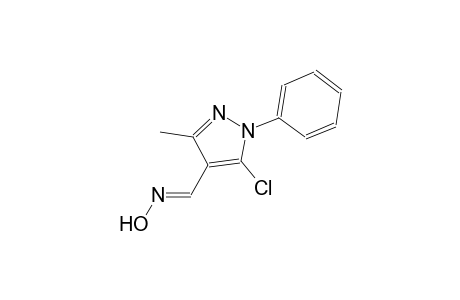 (E)-5-CHLORO-3-METHYL-1-PHENYL-1H-PYRAZOL-4-CARBALDEHYDE-OXIME