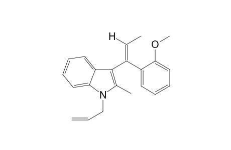 1-Allyl-3-(1-(2-methoxyphenyl)-1-propen-1-yl)-2-methyl-1H-indolel II