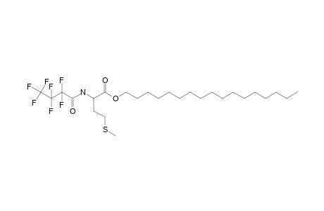 L-Methionine, N-heptafluorobutyryl-, heptadecyl ester