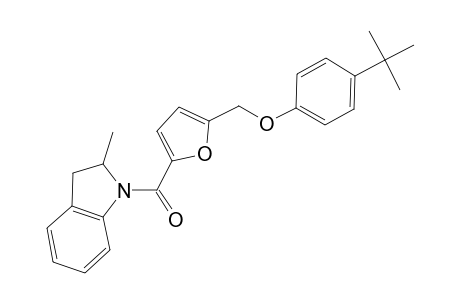 1-{5-[(4-Tert-butylphenoxy)methyl]-2-furoyl}-2-methylindoline