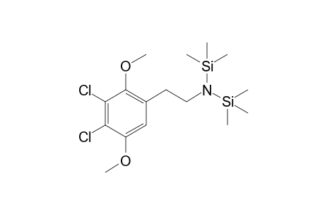 3,4-Dichloro-2,5-dimethoxyphenethylamine 2TMS