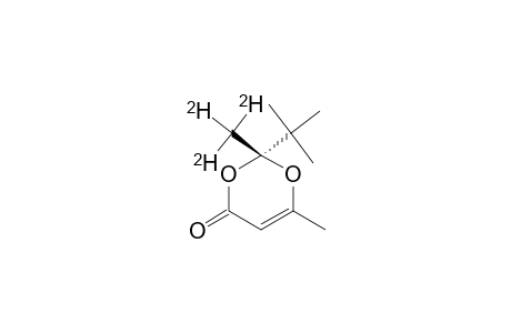 2-TERT.-BUTYL-6-METHYL-2-(METHYL-D3)-1,3-DIOX-5-IN-4-ONE