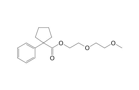 1-Phenylcyclopentanecarboxylicacid 2-(2-methoxy-1-oxyethyl)ethylester