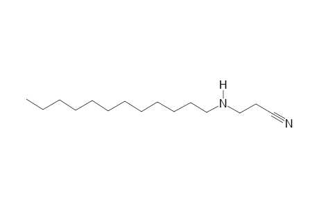 3-(Dodecylamino)propanenitrile