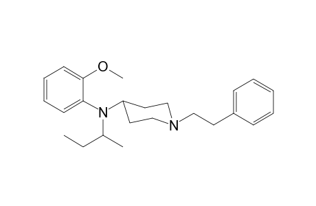 N-(Butan-2-yl)-N-(2-methoxyphenyl)-1-(2-phenylethyl)piperidin-4-amine