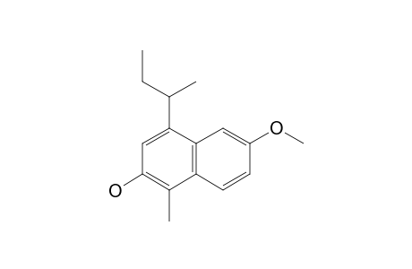 4-(2-BUTYL)-6-METHOXY-1-METHYLNAPHTHALENE-2-OL