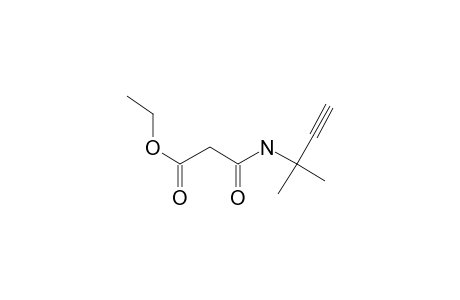 N-(1,1-Dimethyl-prop-2-ynyl)-malonamic acid ethyl ester