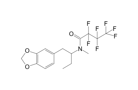 N-(1-(benzo[d][1,3]dioxol-5-yl)butan-2-yl)-2,2,3,3,4,4,4-heptafluoro-N-methylbutanamide