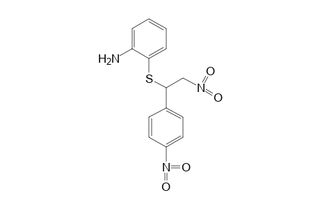 o-{[p-NITRO-alpha-(NITROMETHYL)BENZYL]THIO}ANILINE