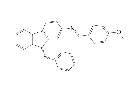 9-benzylidene-N-(p-methoxybenzylidene)fluoren-2-amine