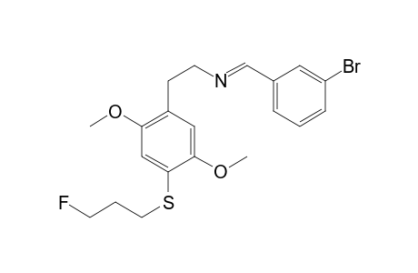 1-(3-Bromophenyl)-N-(2-(4-((3-fluoropropyl)thio)-2,5-dimethoxyphenyl)ethyl)methanimine