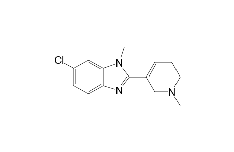 6-CHLORO-1-METHYL-2-(1-METHYL-1,2,5,6-TETRAHYDROPYRIDIN-3-YL)-1H-BENZIMIDAZOLE