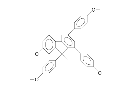 7-Methoxy-1,3,9-tris(4-methoxy-phenyl)-9-methyl-fluorene