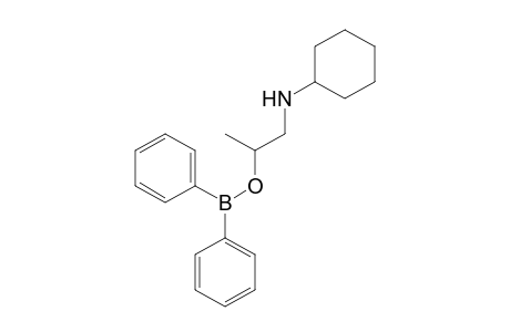 Diphenylborinic acid, 2-(cyclohexylamino)-1-methylethyl ester