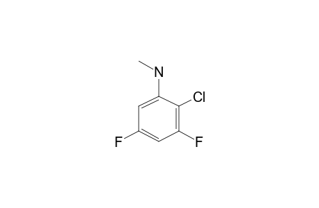 2-Chloro-3,5-difluoroaniline, N-methyl