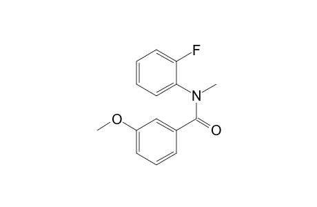 N-(2-Fluorophenyl)-3-methoxy-N-methylbenzamide