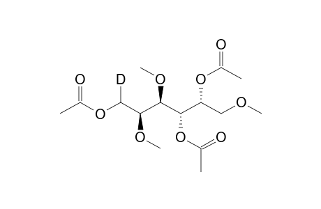 1,4,5-tri-O-acetyl-(1-deuterio)-2,3,6-tri-O-methyl-D-galactitol