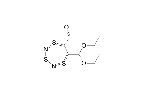 1,3,5,2,4-Trithia(3-SIV)diazepine-6-carboxaldehyde, 7-(diethoxymethyl)-