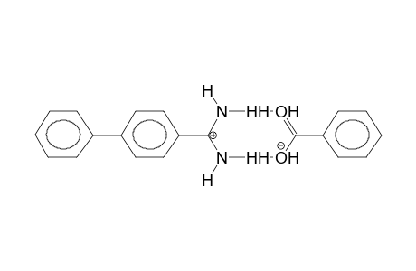 4-PHENYLBENZAMIDINIUM BENZOATE