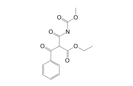 2-METHOXYCARBONYLAMINOCARBONYL-3-OXO-3-PHENYLPROPIONIC-ACID-ETHYLESTER