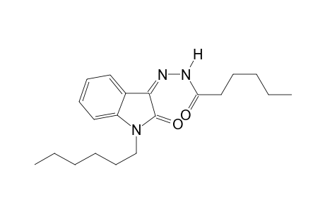 N'-[(3Z)-1-hexyl-2-oxo-1,2-dihydro-3H-indol-3-ylidene]hexanehydrazide