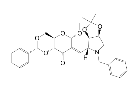 #15E;METHYL-4,6-O-BENZYLIDENE-2-DEOXY-2-[(1E)-2,5-(BENZYLIMINO)-1,2,5-TRIDEOXY-3,4-O-ISOPROPYLIDENE-L-RIBITOL-1C-YLIDENE]-ALPHA-D-ETYTHRO-HEXOPYRANOSID-