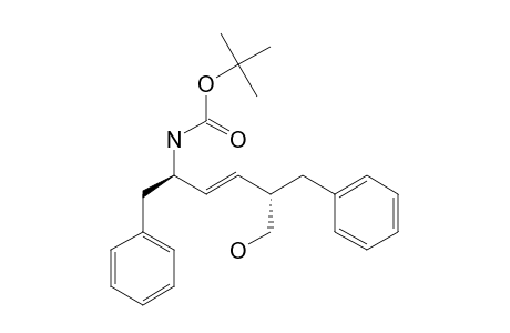 (2R,5S)-2-BENZYL-5-[(TERT.-BUTOXYCARBONYL)-AMINO]-6-PHENYL-(E)-3-HEXEN-1-OL