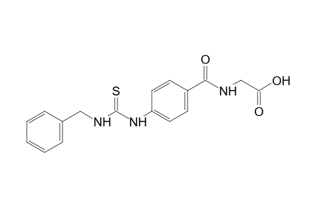 p-(3-benzyl-2-thioureido)hippuric acid