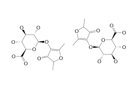 2,5-DIMETHYL-4-HYDROXY-3[2H]-FURANONE-BETA-D-GLUCURONIDE;DMHF-BETA-D-GLUCURONIDE;MIXTURE