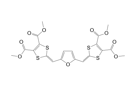 2,5-[Bis((4,5-di(methoxycarbonyl)-1,3-dithiaol-2-ylidene)methyl]furan
