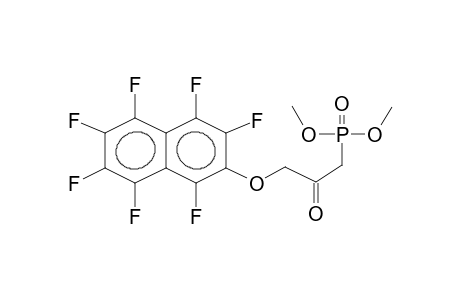 O,O-DIMETHYL-2-OXO-3-(HEPTAFLUORO-2-NAPHTHYLOXY)PROPYLPHOSPHONATE